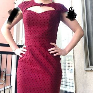 NWT Hell Bunny Vixen Rockabilly Dress • Size:M